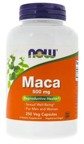 แมคา-วูร์เซล 500 มก. 250 แคปซูล NOW FOODS